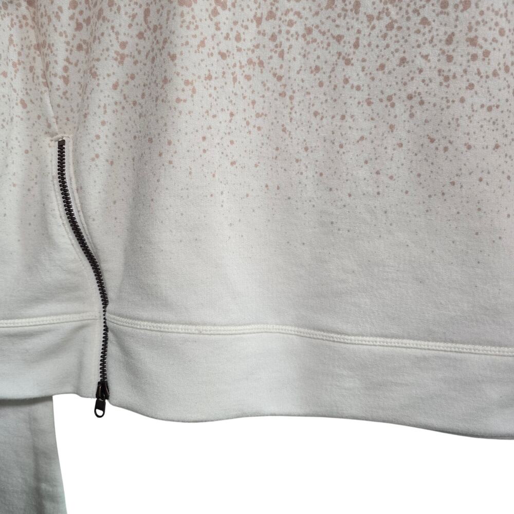 CALIA by Carrie Underwood Effortless Zip Peach White Sweatshirt Size Small - Picture 3 of 8